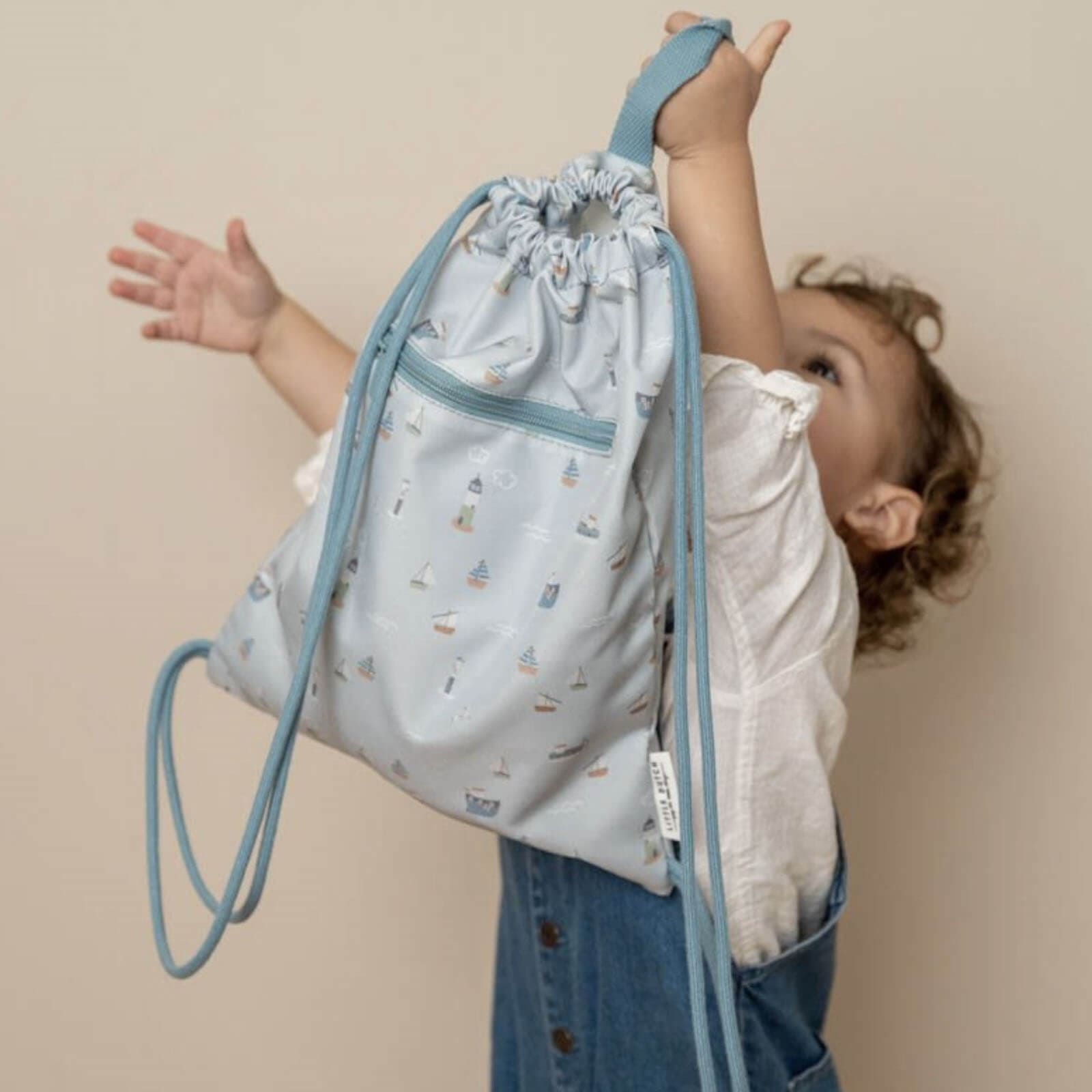 Little Dutch Kids Gym Bag Sailors Bay Little Dutch Kids Drawstring Bag