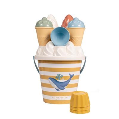 Little Dutch Ice Cream Bucket Spade Set Beach Sand Toys