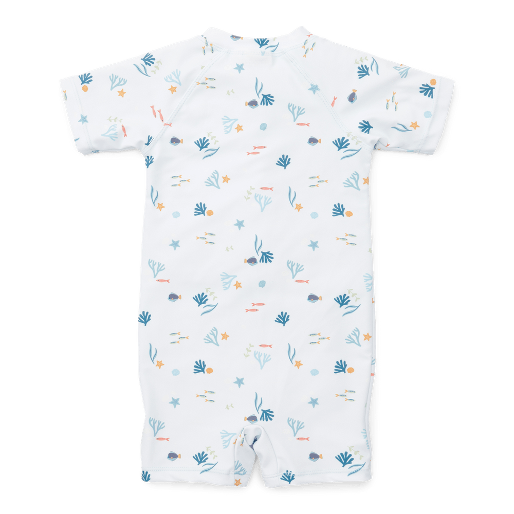 Little Dutch Sunsuit Little Dutch Short Sleeve Swimsuit (Ocean Treasures)