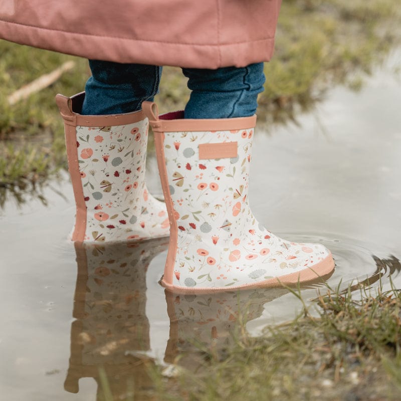 Little Dutch Sunsuit Little Dutch Wellies Rainboots (Flowers & Butterflies)