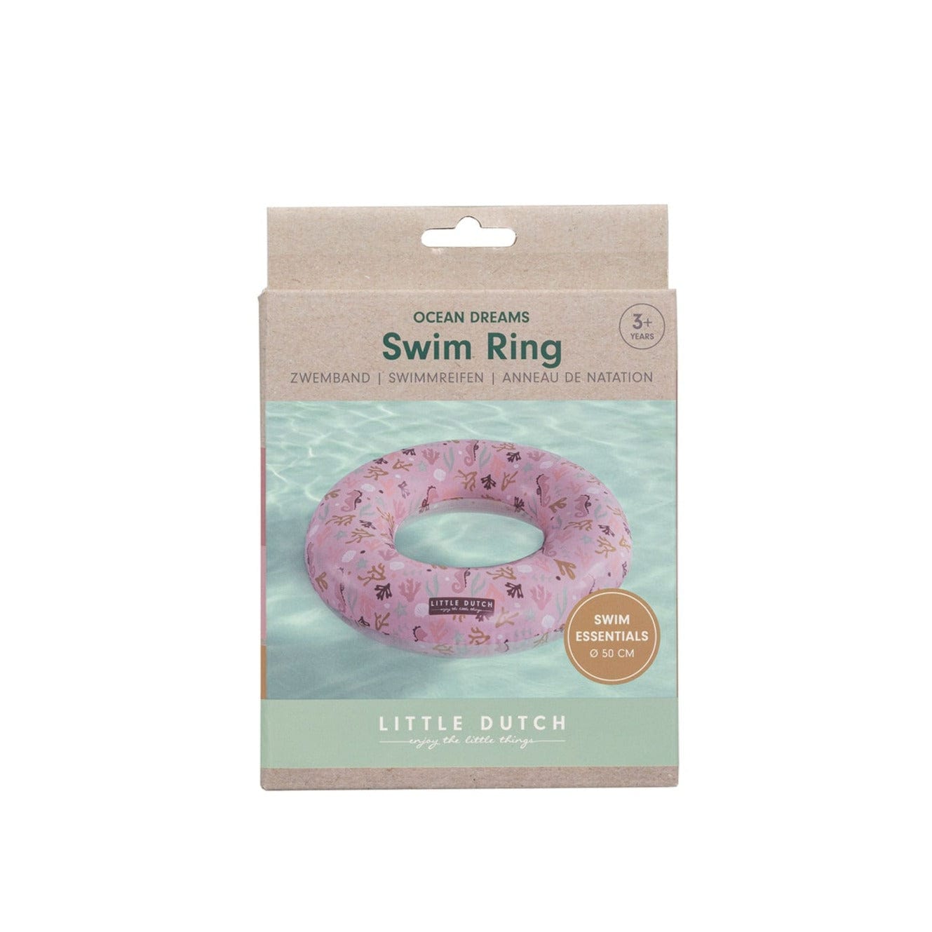Little Dutch Swim Ring Little Dutch Childrens Inflatable Swim Ring (Ocean Dreams Pink)