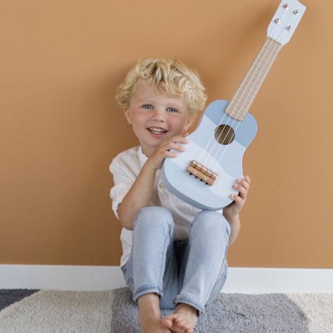 Little Dutch Toy Guitar Little Dutch Wooden Guitar (Blue)
