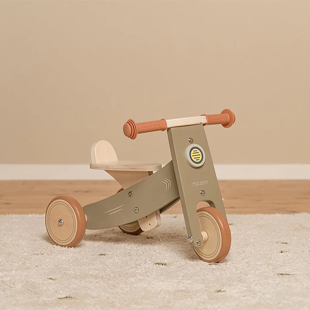 Little Dutch Tricycle Little Dutch Wooden Tricycle (Olive)