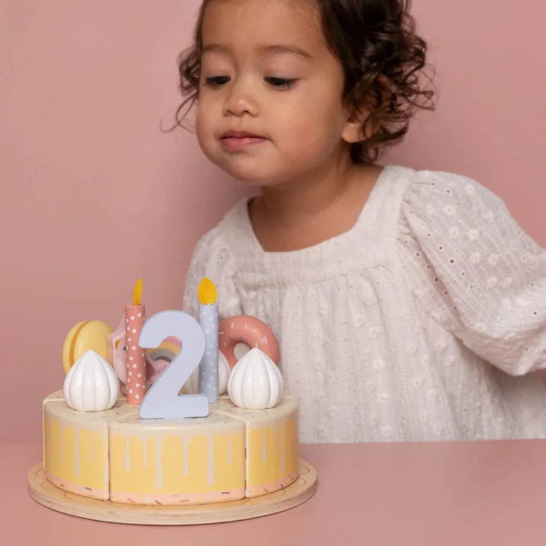 Little Dutch Wooden Birthday Cake Little Dutch Birthday Cake - Pink