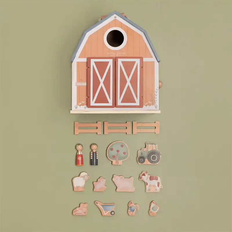 Little Dutch Wooden Puzzle Little Dutch Wooden Doll House (Little Farm)