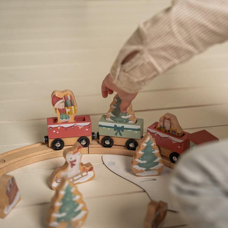 Little Dutch Wooden Toy Little Dutch Christmas Wooden Train Track