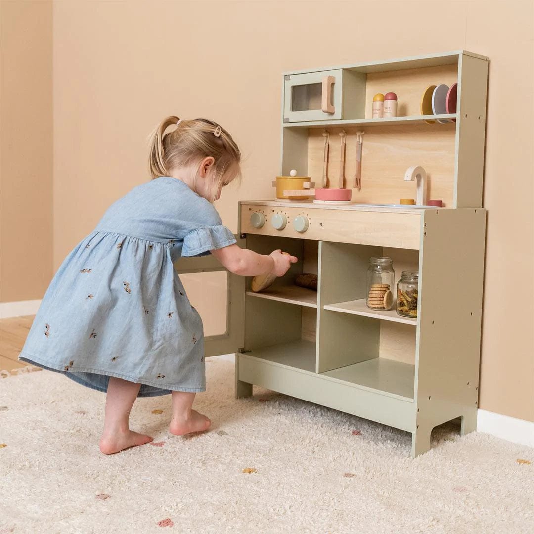 Little Dutch Wooden toy Little Dutch Wooden Play Kitchen (Mint Green)