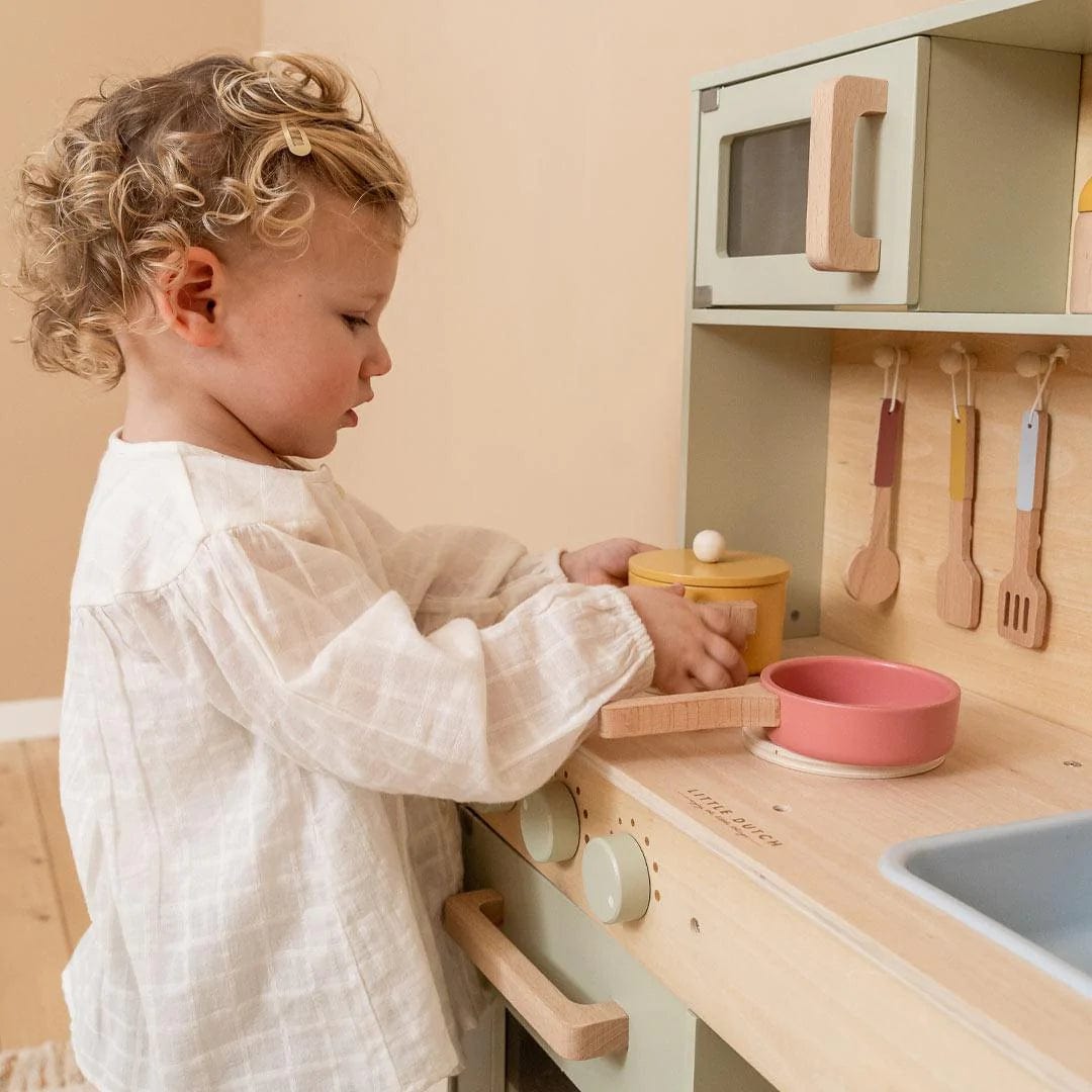 Little Dutch Wooden toy Little Dutch Wooden Play Kitchen (Mint Green)