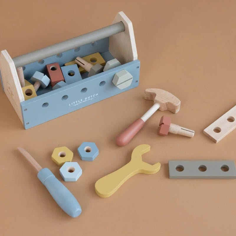 Little Dutch Wooden toy Little Dutch Wooden Tool Box Playset