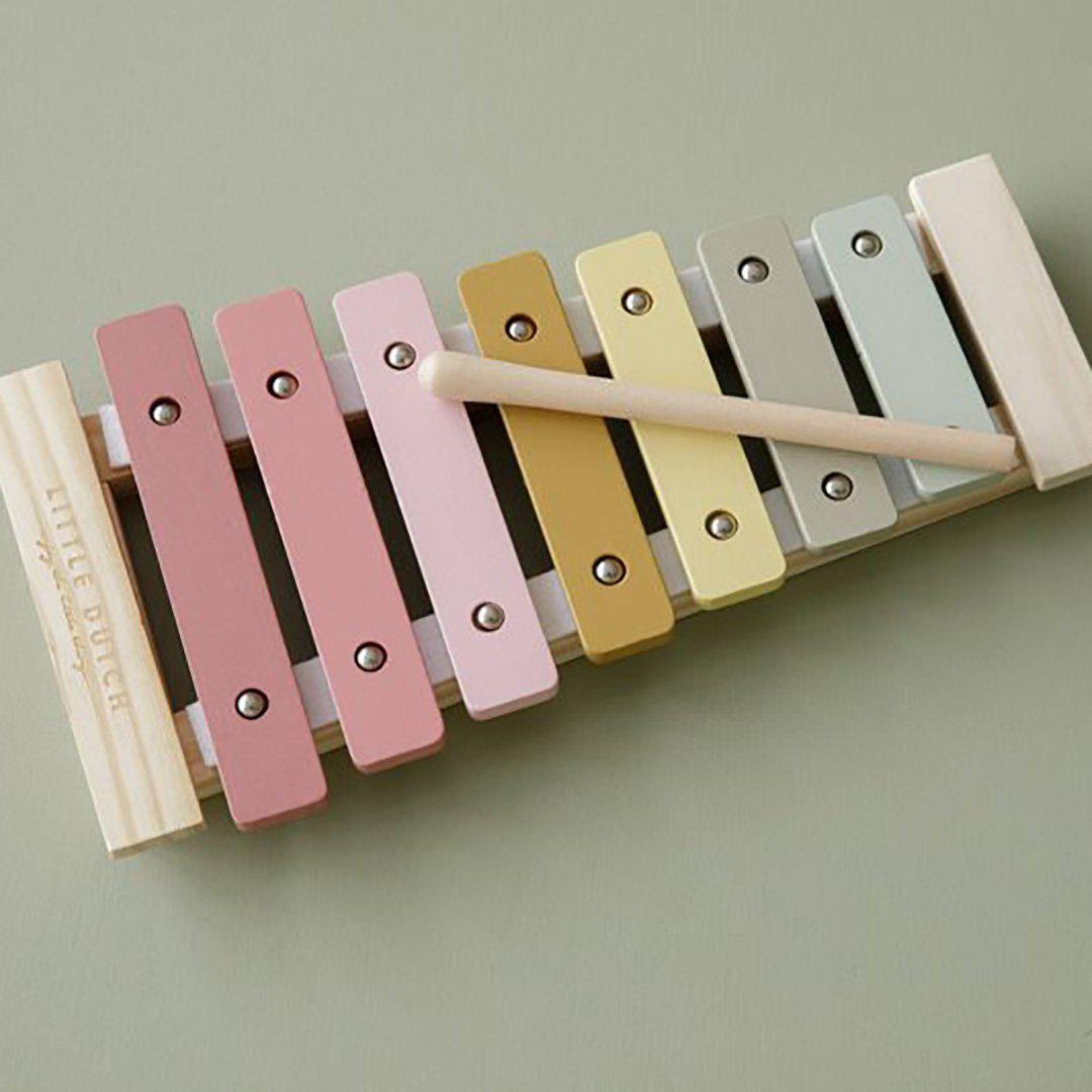 Little Dutch Xylophone Little Dutch Wooden Xylophone (Pink)