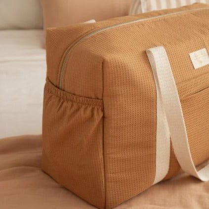 Nobodinoz Opera Waterproof Maternity Changing Bag Caramel