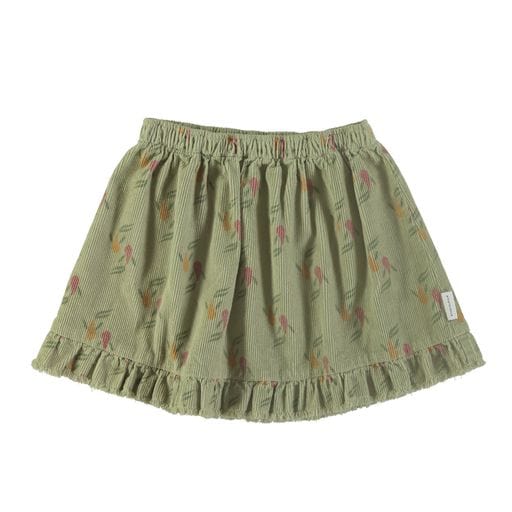 Piupiuchick Skirt Girls Corduroy Skirt (Sage Green)