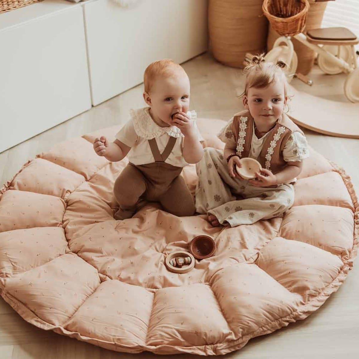 Play & Go Play Mat Play & Go Coco Organic Babymat & Cocoon - Fleuri