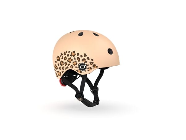 Scoot & Ride Helmet Printed Helmet (Leopard)
