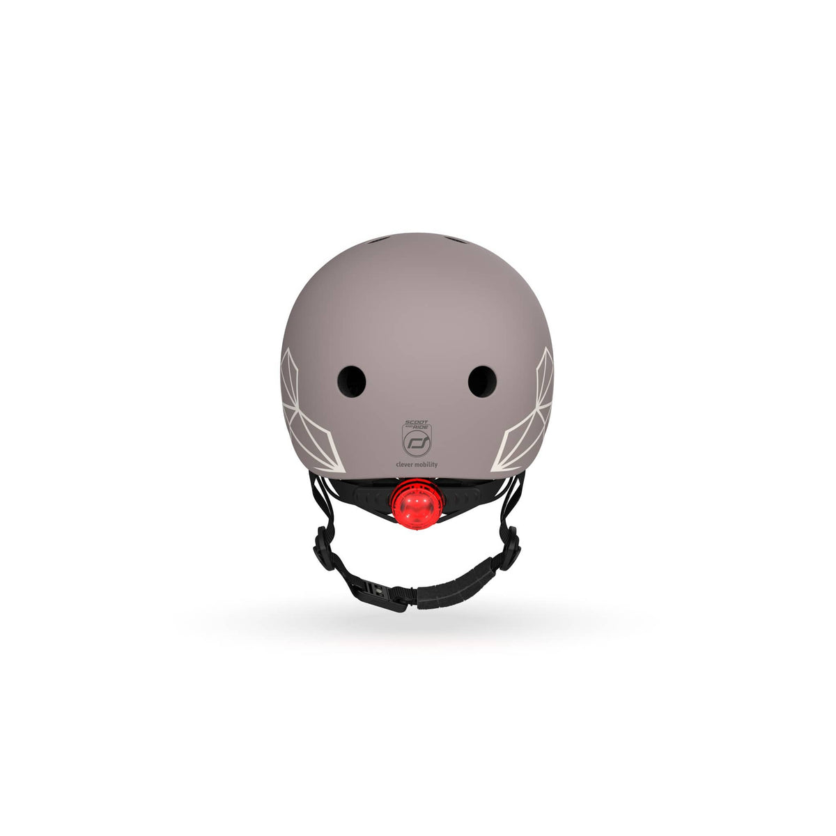 Scoot & Ride Helmet XXS-S (1-3 years, 45-51cm) Scoot & Ride Printed Kids Helmet XXS-S - Brown Lines