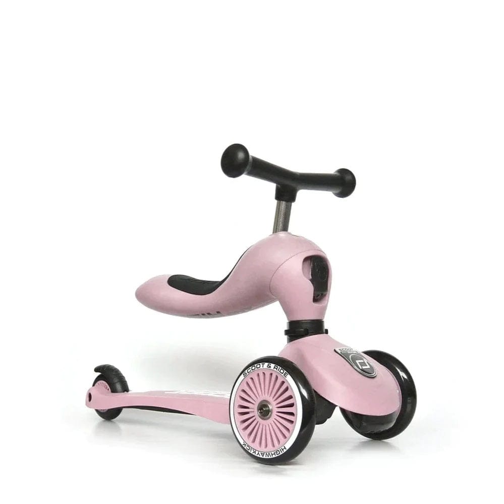 Scoot & Ride Scooter Highwaykick 1 Kids Scooter & Push Along (Rose)