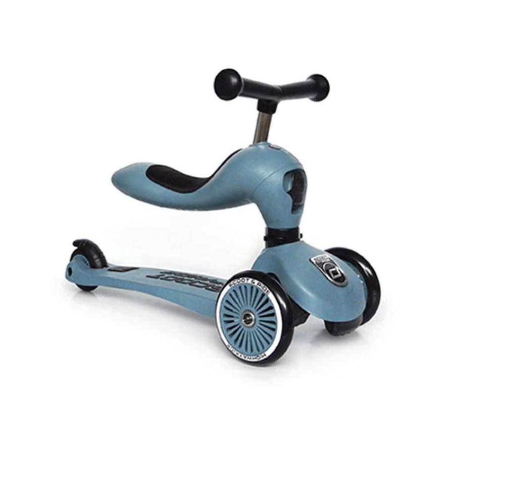 Scoot & Ride Scooter Highwaykick 1 Kids Scooter & Push Along (Steel)