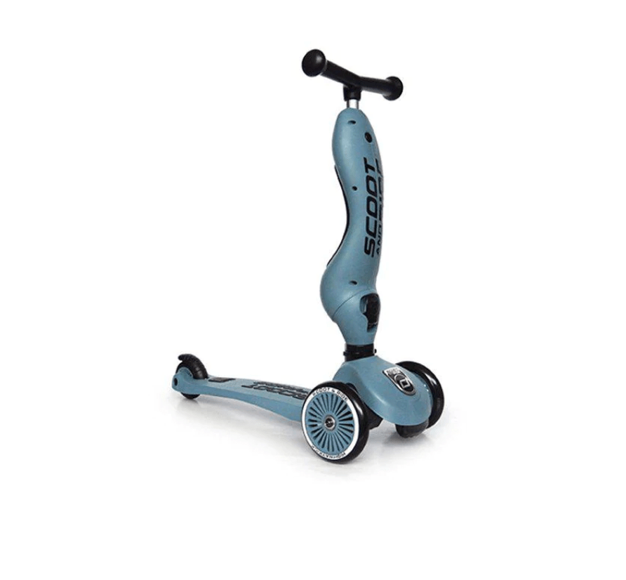 Scoot & Ride Scooter Highwaykick 1 Kids Scooter & Push Along (Steel)