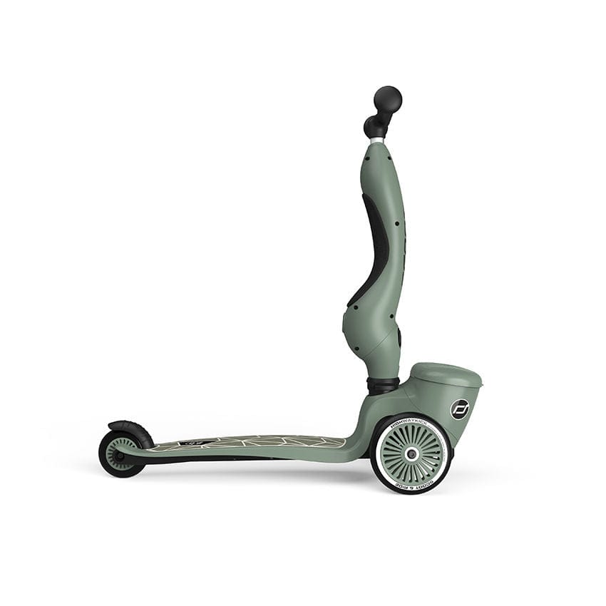 Scoot & Ride Scooter Highwaykick 1 Lifestyle Kids Scooter & Push Along (Green Lines)