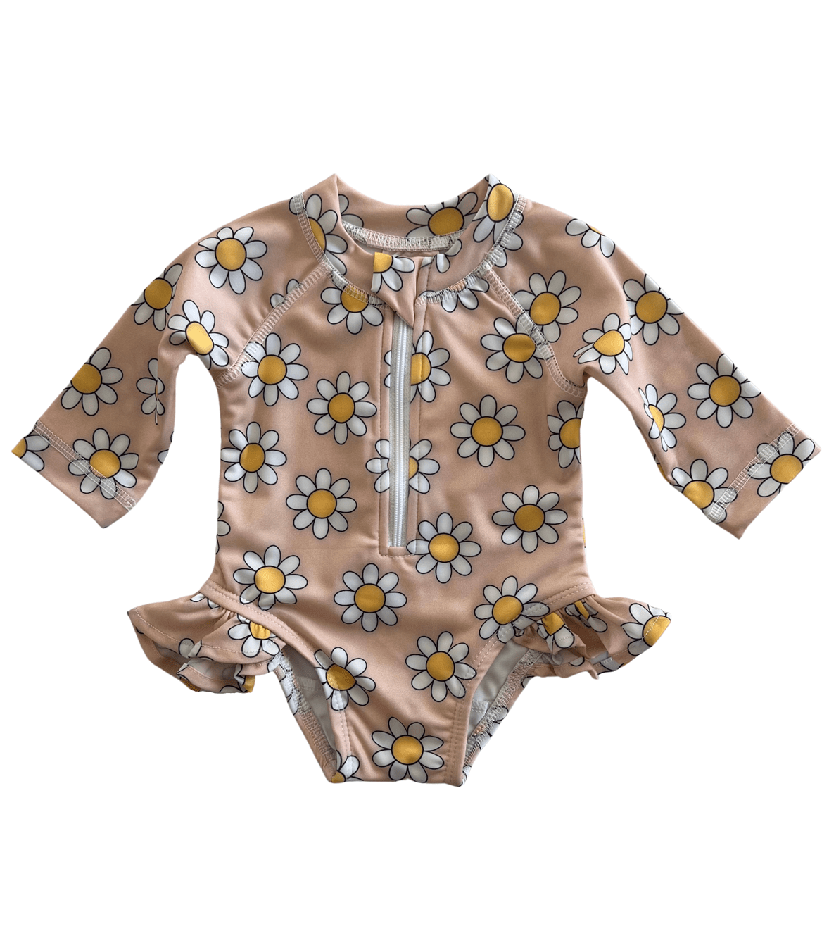 Siix Collection Baby Romper SIIX Collection Long Sleeve Daisy Swimsuit