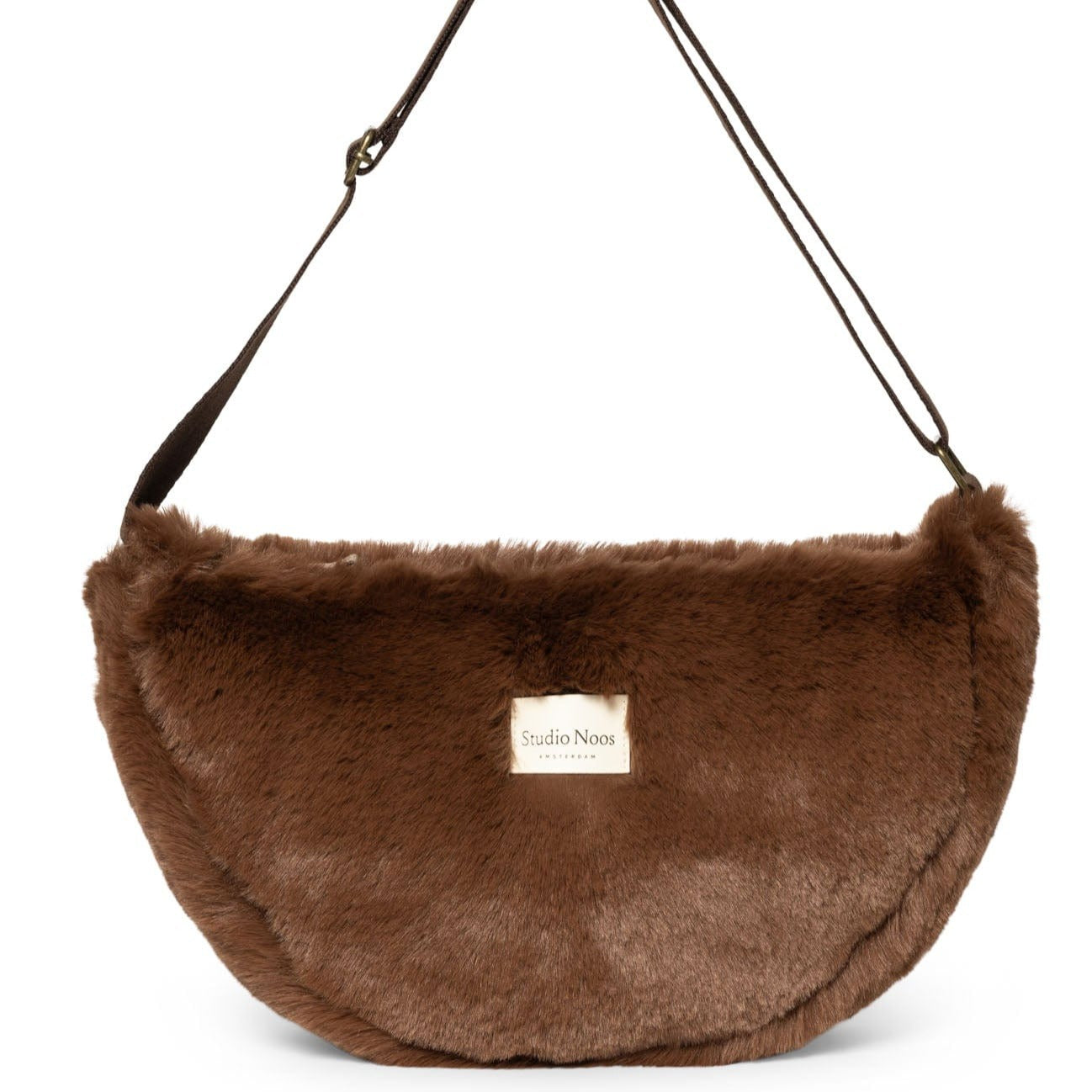 Studio Noos Changing Bag Studio Noos Faux Fur Cross Body Bag (Brown)