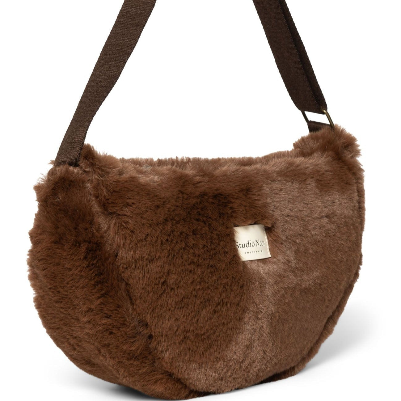 Studio Noos Changing Bag Studio Noos Faux Fur Cross Body Bag (Brown)