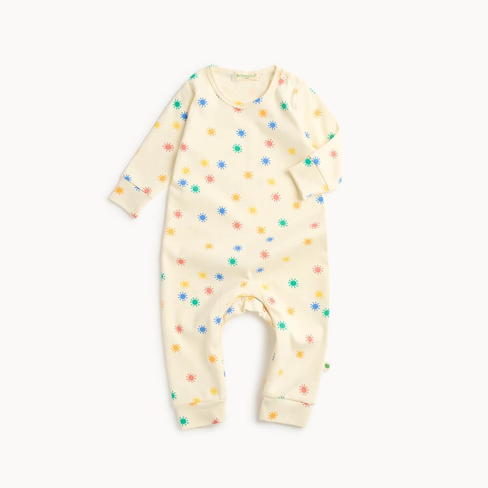 The Bonnie Mob Baby Gift Set The Bonnie Mob Organic Playsuit & Muslin Gift Box - Rainbow Sunshine