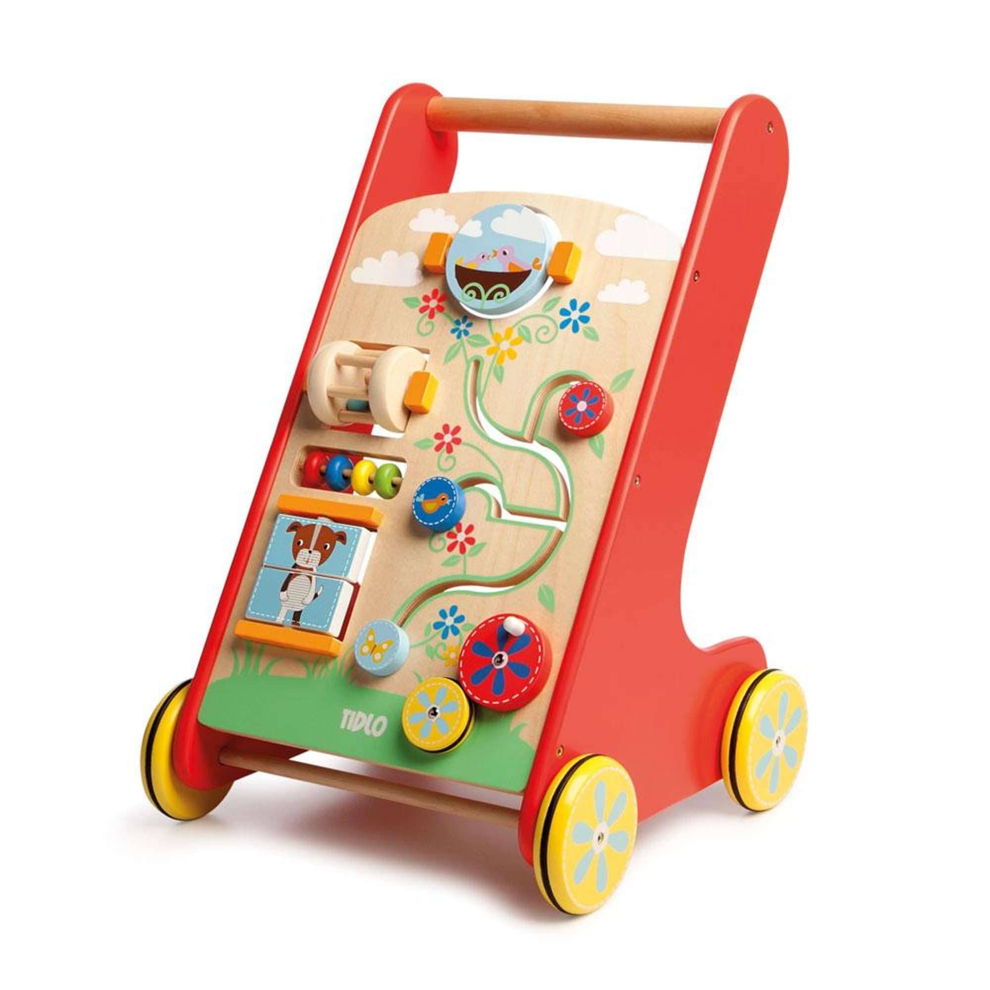 Tidlo Tidlo Toys Wooden Activity Walker