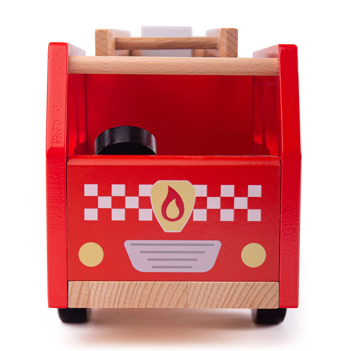 Tidlo Toy Vehicle Tidlo Wooden City Fire Engine