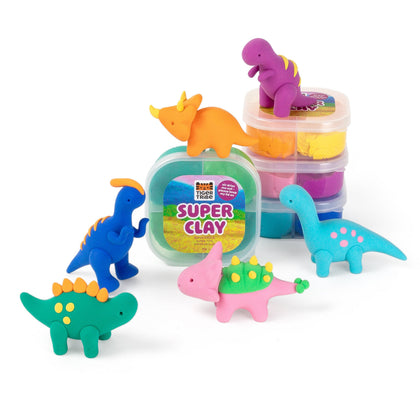 Tiger Tribe Craft Kit Tiger Tribe Claytopia Dinosaur World Clay Kit